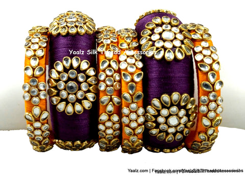 silk thread Grandeur Bangle Collections 