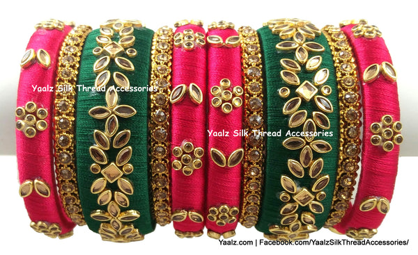 silk thread Grandeur Bangle Collections 