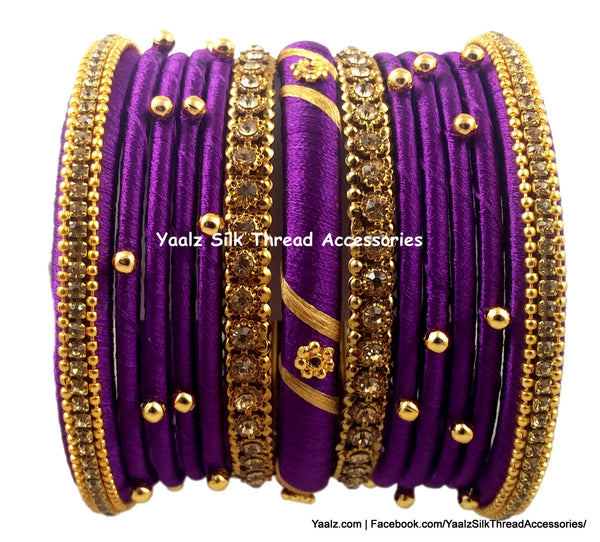 silk thread Grandeur Bangle Collections 