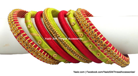 silk thread Grandeur Bangle Collections 