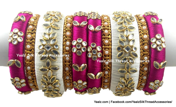 silk thread Grandeur Bangle Collections 