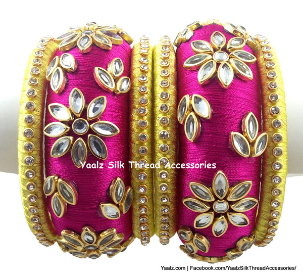 silk thread Grandeur Bangle Collections 