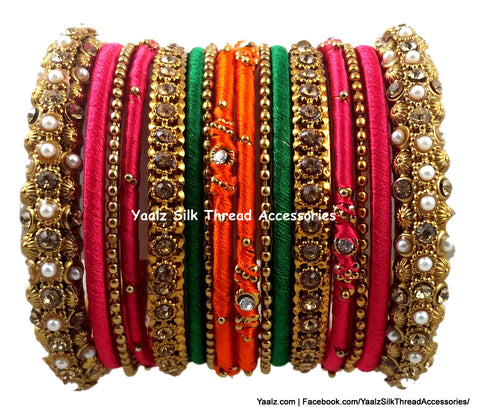 silk thread Grandeur Bangle Collections 
