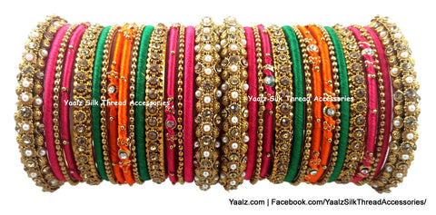 silk thread Grandeur Bangle Collections 