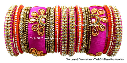 silk thread Grandeur Bangle Collections 