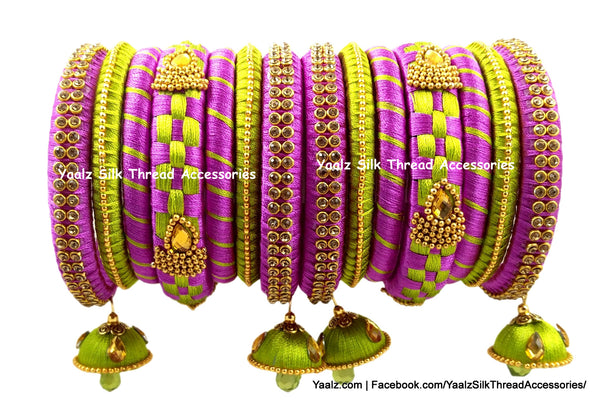 silk thread Grandeur Bangle Collections 