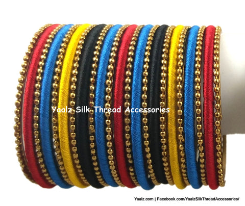 silk thread Assorted Bangle Collections 