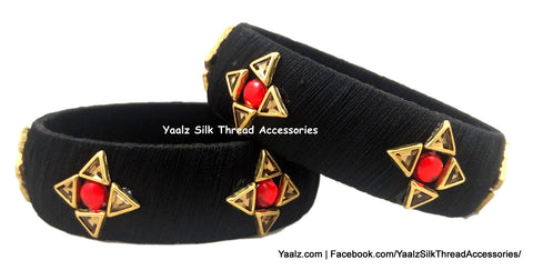 silk thread Single Bangle Collections 
