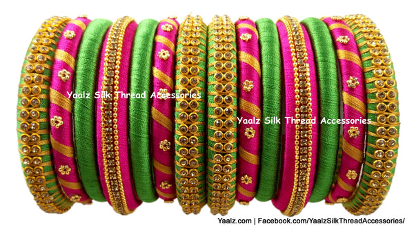 silk thread Grandeur Bangle Collections 