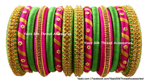 silk thread Grandeur Bangle Collections 
