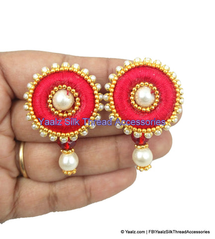 silk thread Earring 