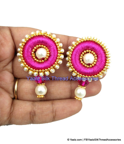 silk thread Earring 