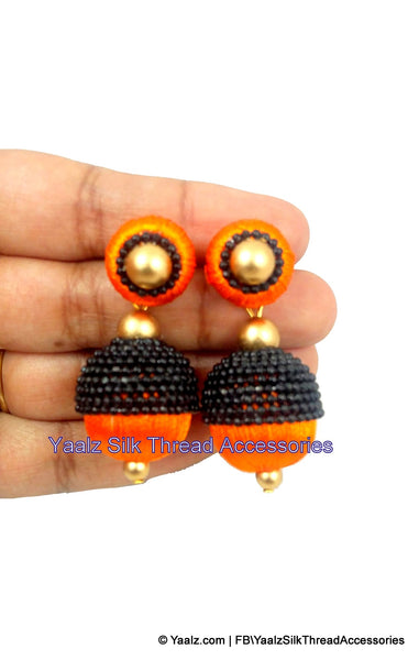 silk thread Earring 