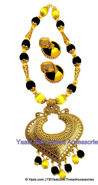 silk thread Neckset & Jumka 