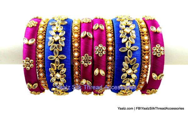 silk thread Grandeur Bangle Collections 