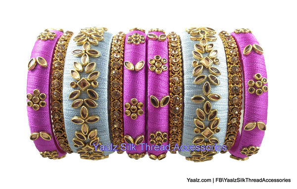 silk thread Grandeur Bangle Collections 