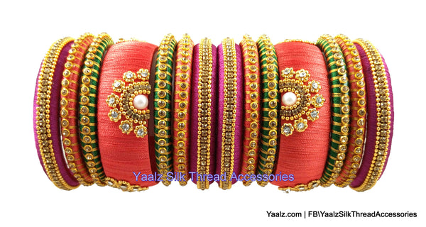 silk thread Grandeur Bangle Collections 