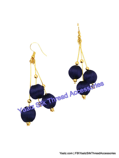 silk thread EARRING 