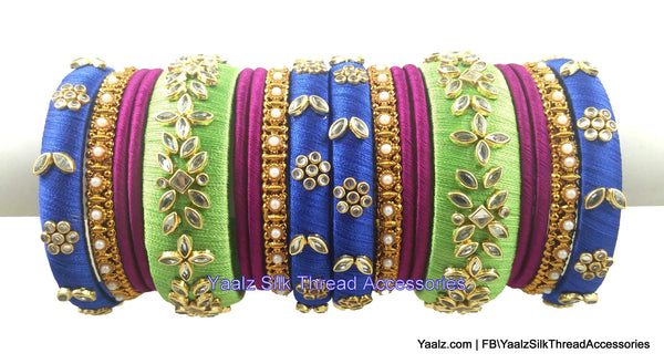 silk thread Grandeur Bangle Collections 