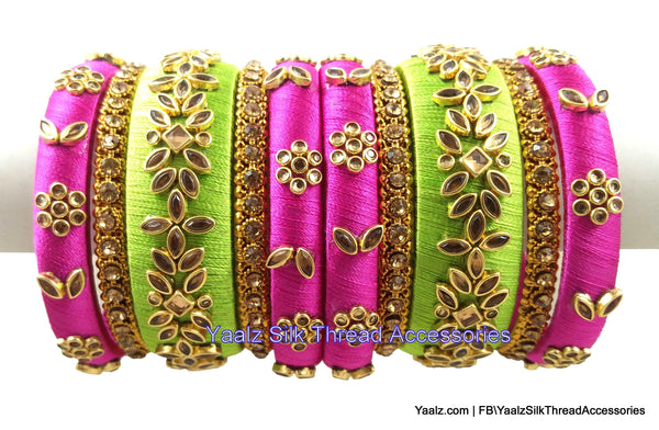 silk thread Grandeur Bangle Collections 