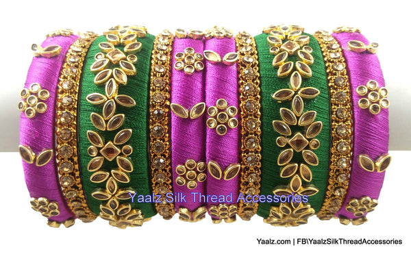 silk thread Grandeur Bangle Collections 