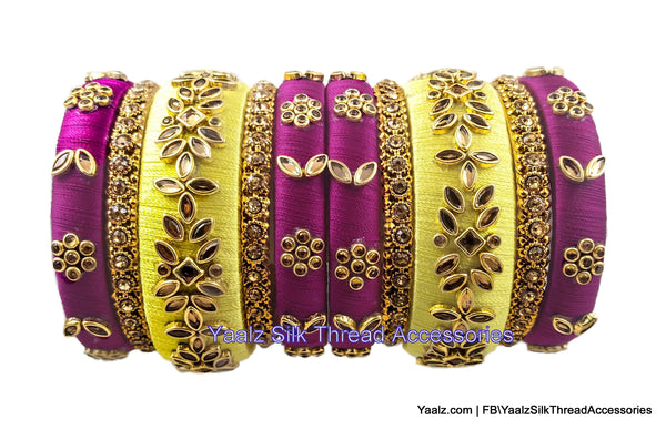 silk thread Grandeur Bangle Collections 