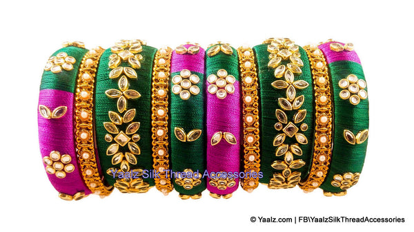 silk thread Grandeur Bangle Collections 