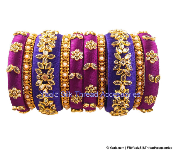 silk thread Grandeur Bangle Collections 