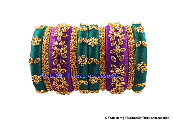 silk thread Grandeur Bangle Collections 