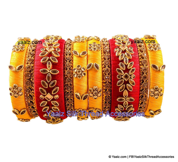silk thread Grandeur Bangle Collections 
