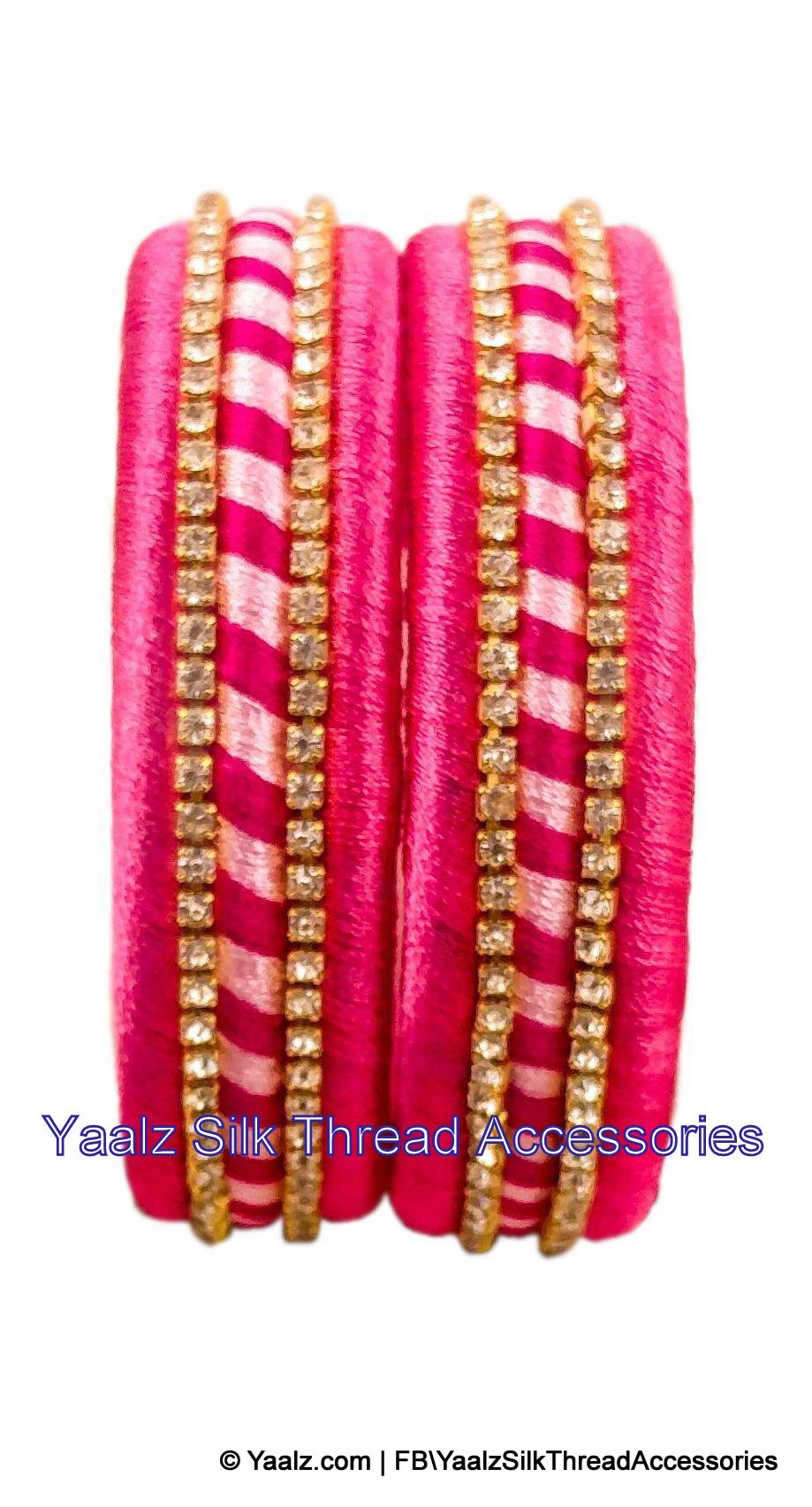 Set of 12 , Beautiful Silk Thread Bangles Pairs -JC001BSA – www.soosi.co.in