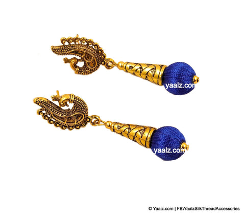 silk thread EARRINGS 