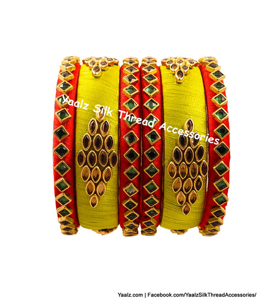 silk thread Grandeur Bangle Collections 