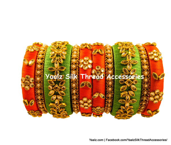 silk thread Grandeur Bangle Collections 