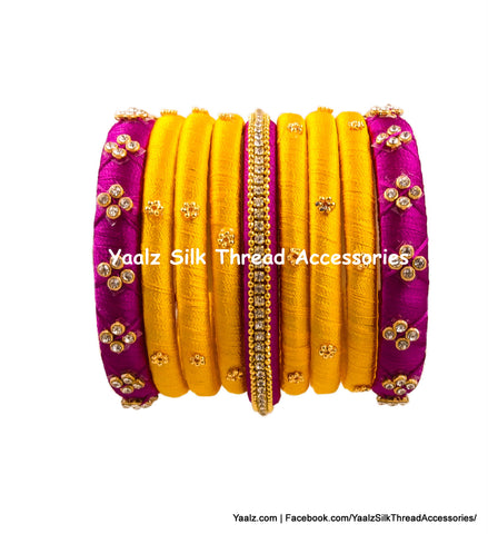 silk thread Grandeur Bangle Collections 