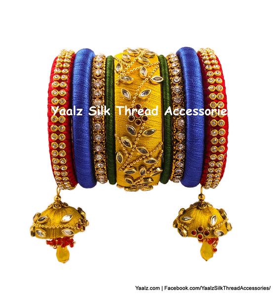silk thread Grandeur Bangle Collections 