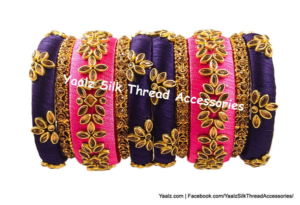 silk thread Grandeur Bangle Collections 