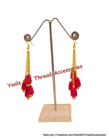 silk thread Grandeur Jumka Collections 