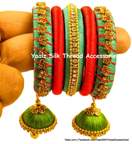 silk thread Grandeur Bangle Collections 