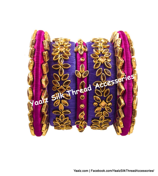silk thread Grandeur Bangle Collections 
