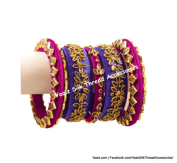 silk thread Grandeur Bangle Collections 