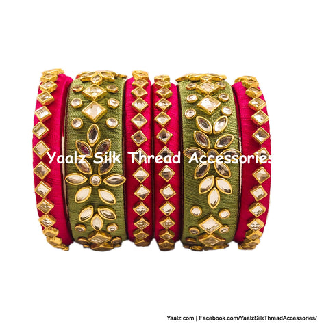 silk thread Grandeur Bangle Collections 