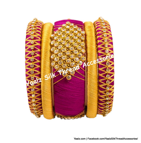 silk thread Grandeur Bangle Collections 