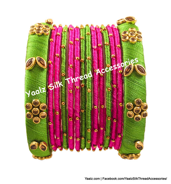 silk thread Grandeur Bangle Collections 