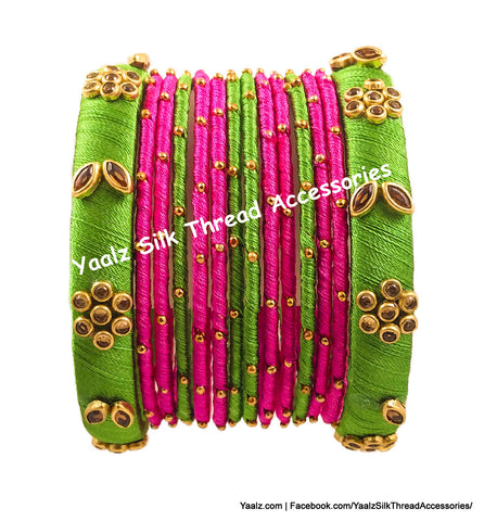 silk thread Grandeur Bangle Collections 