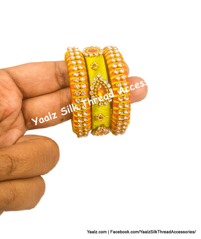 silk thread Grandeur Bangle Collections 