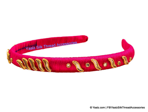 silk thread Hair Bands 