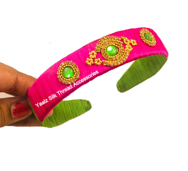 silk thread Hair Bands 