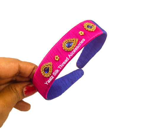 silk thread Hair Bands 