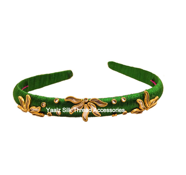 silk thread Hair Bands 